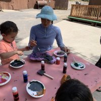 Painting big rock